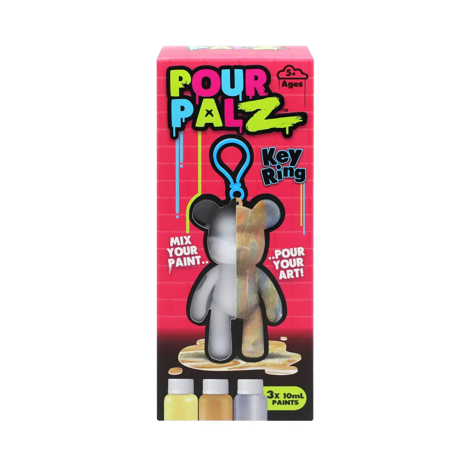 Набір для творчості Pour Palz Флюїд Арт - Брелок-Ведмедик S2, GS-G66341 1