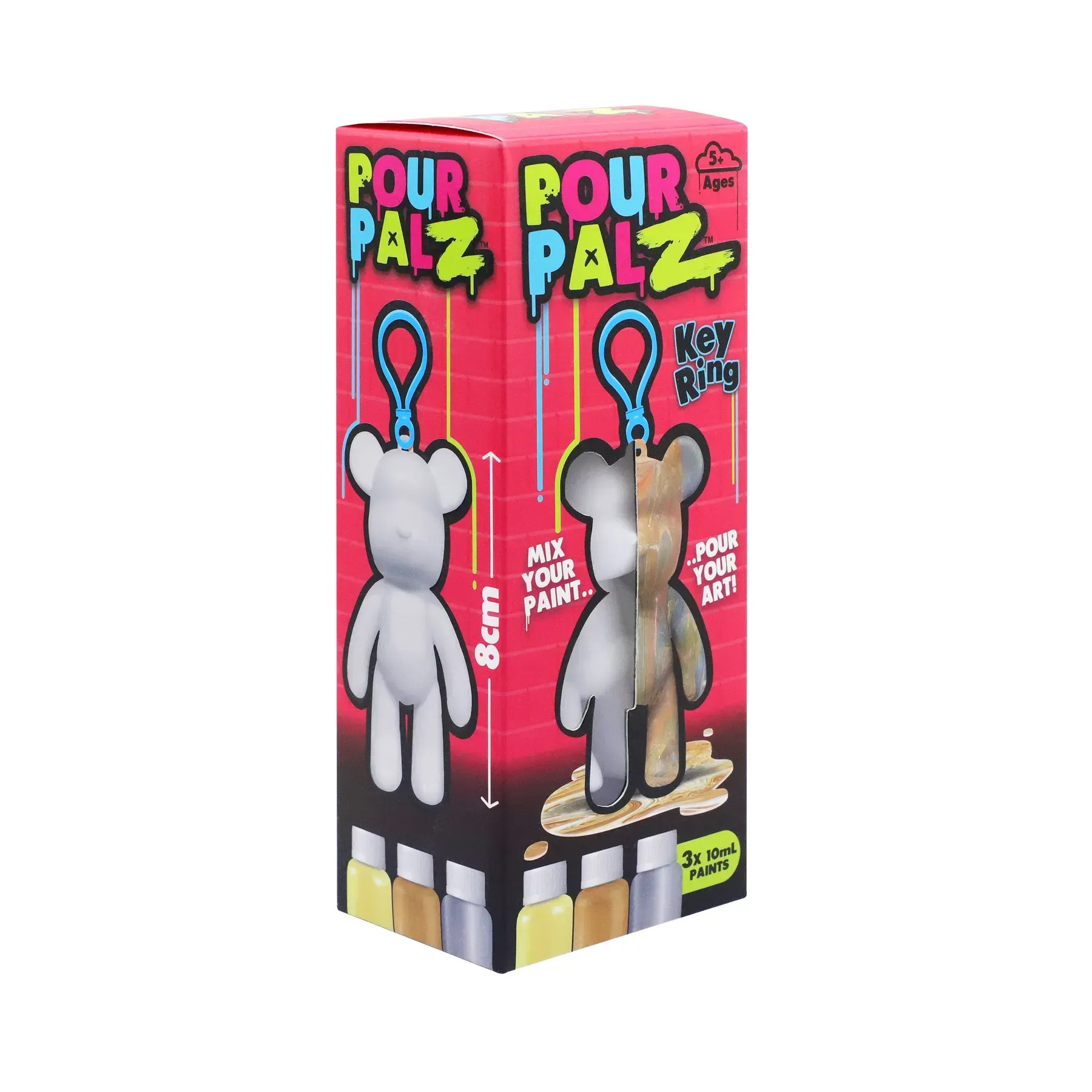 Набір для творчості Pour Palz Флюїд Арт - Брелок-Ведмедик S2, GS-G66341 2