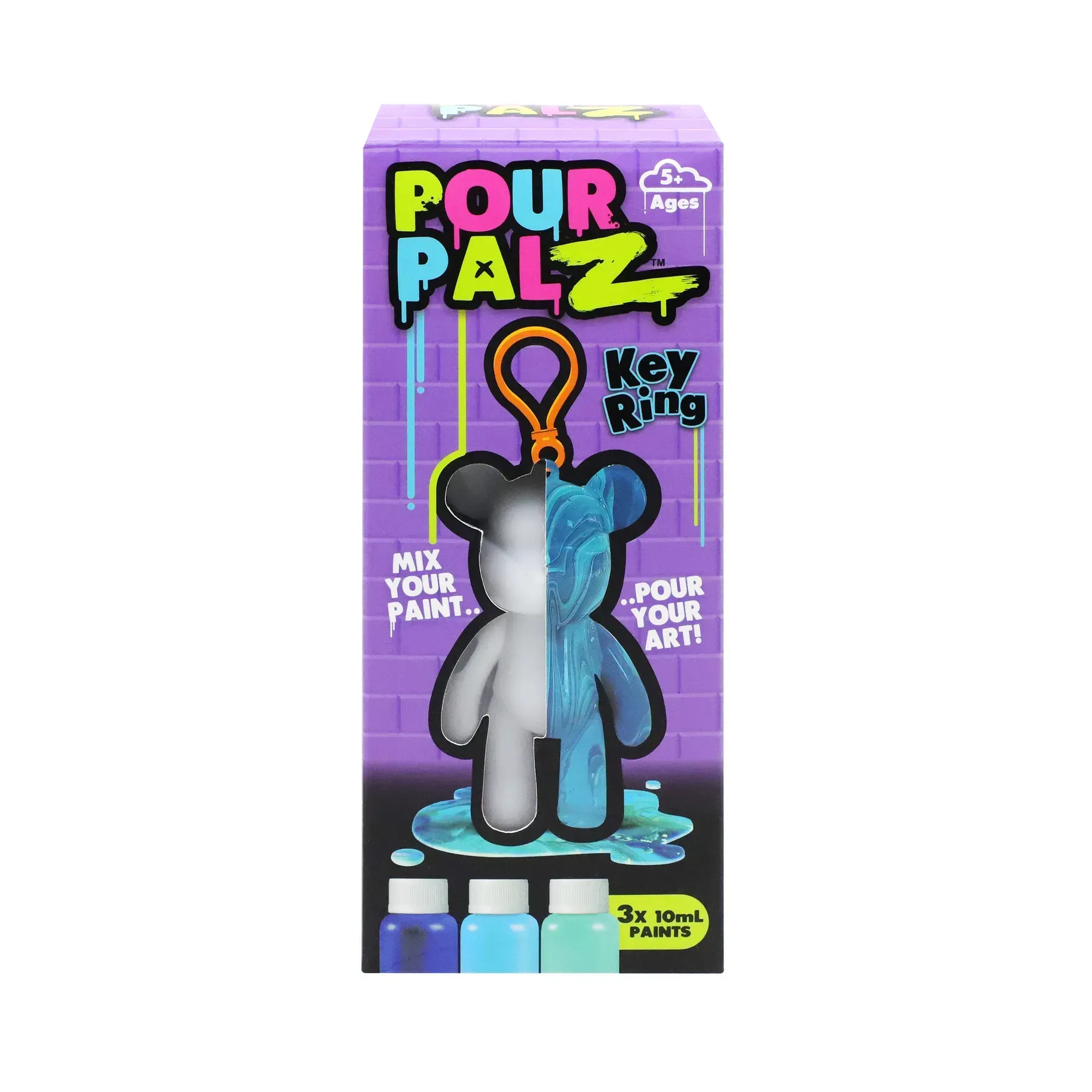 Набір для творчості Pour Palz Флюїд Арт - Брелок-Ведмедик S2, GS-G66341 7