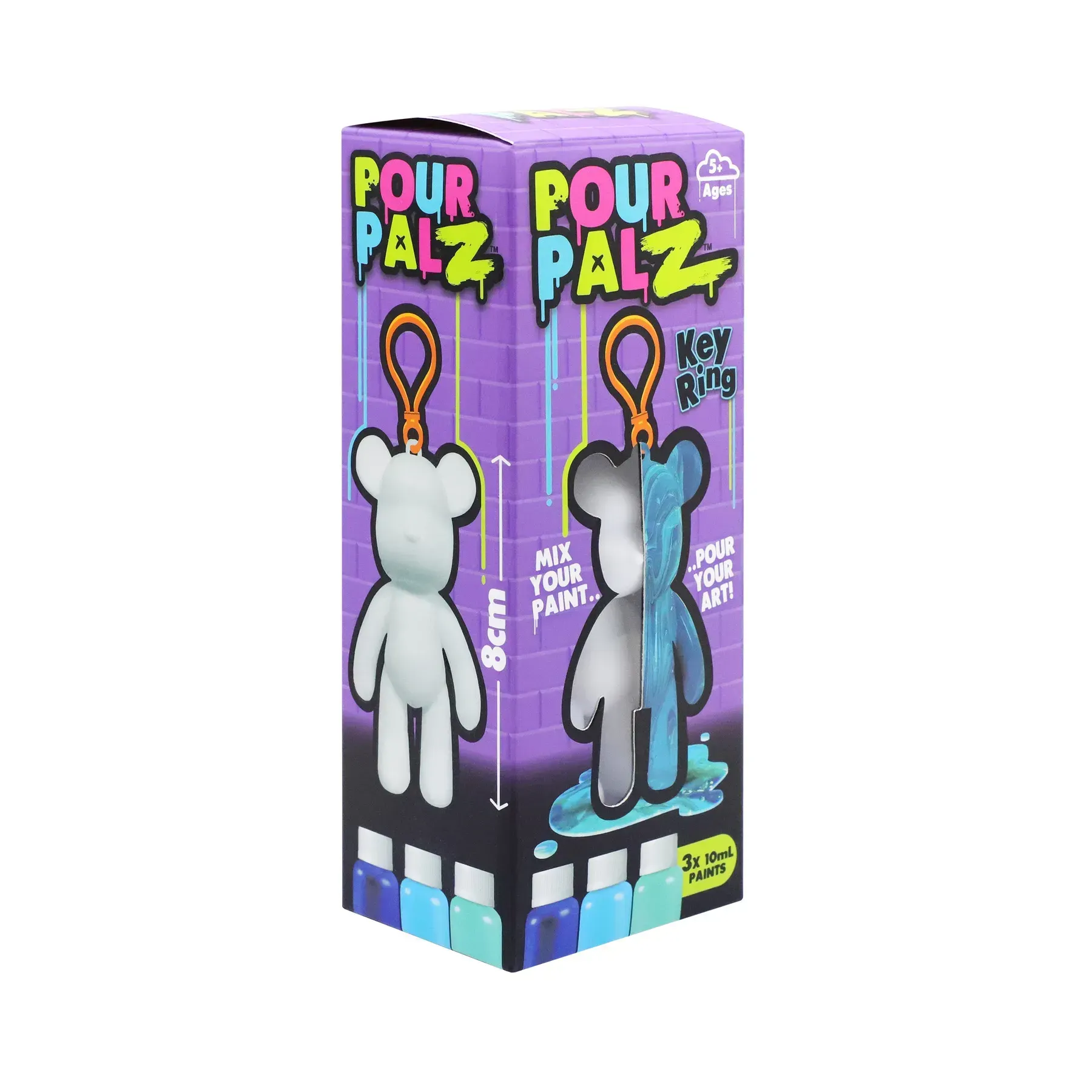 Набір для творчості Pour Palz Флюїд Арт - Брелок-Ведмедик S2, GS-G66341 8