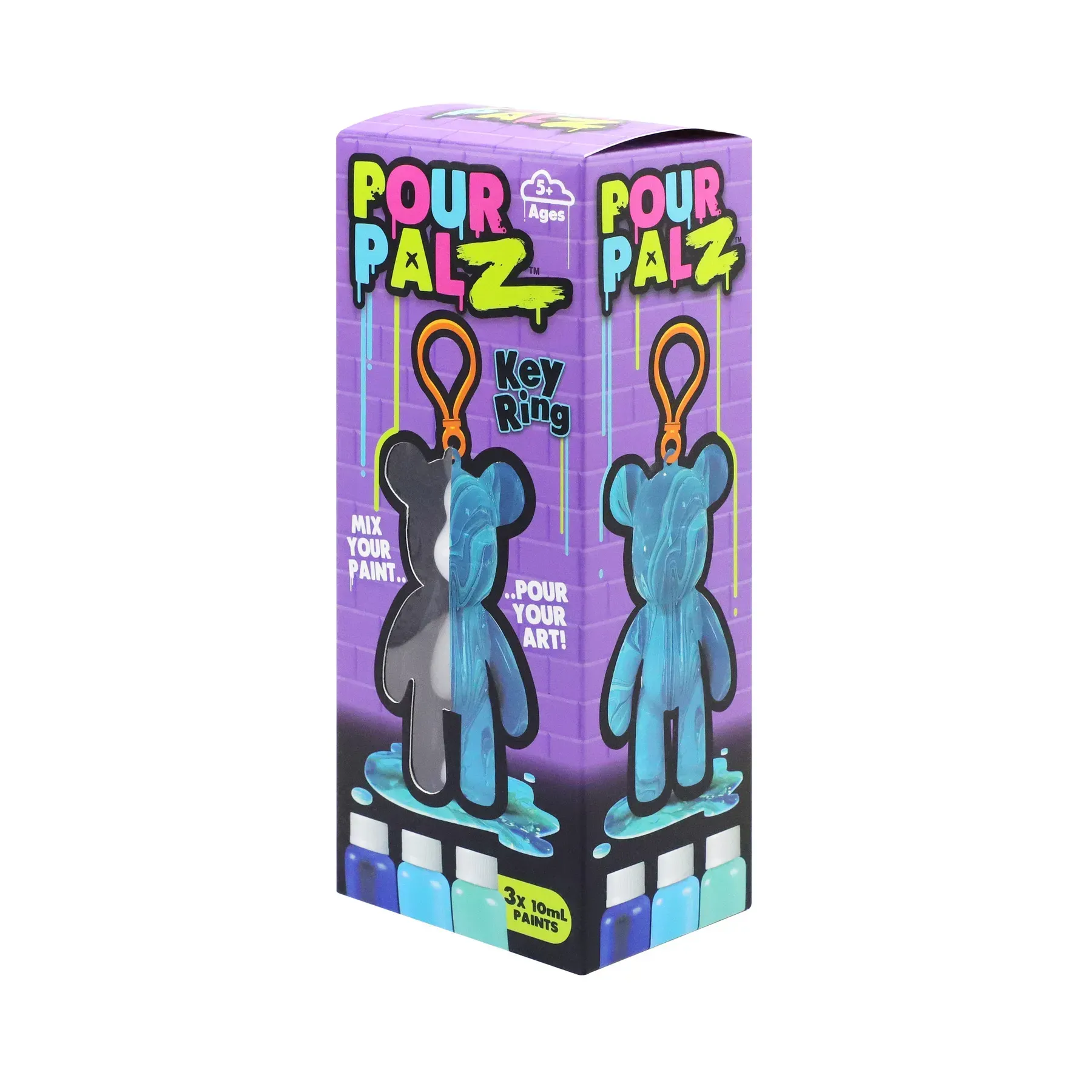 Набір для творчості Pour Palz Флюїд Арт - Брелок-Ведмедик S2, GS-G66341 9