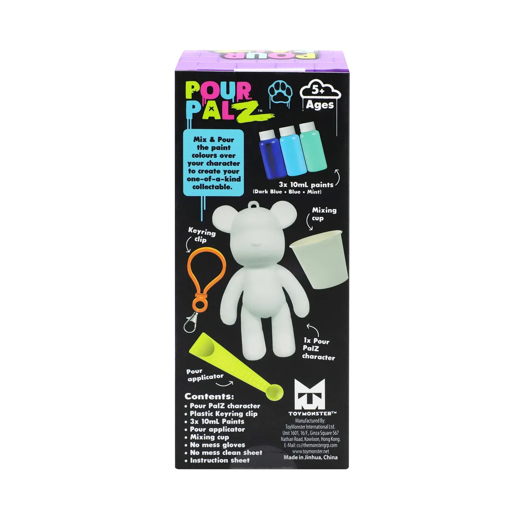 Набір для творчості Pour Palz Флюїд Арт - Брелок-Ведмедик S2, GS-G66341 10