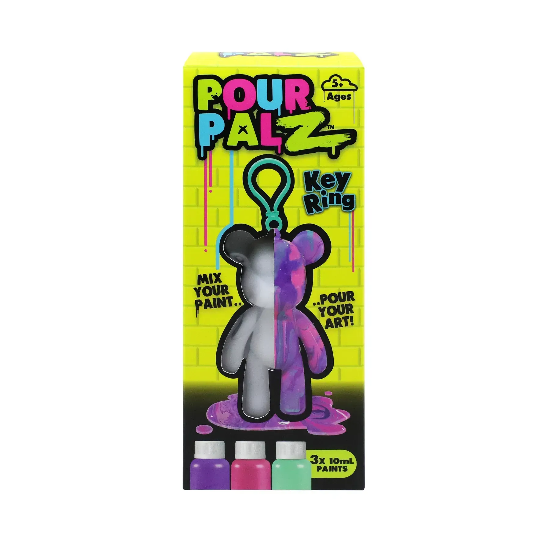 Набір для творчості Pour Palz Флюїд Арт - Брелок-Ведмедик S2, GS-G66341 13