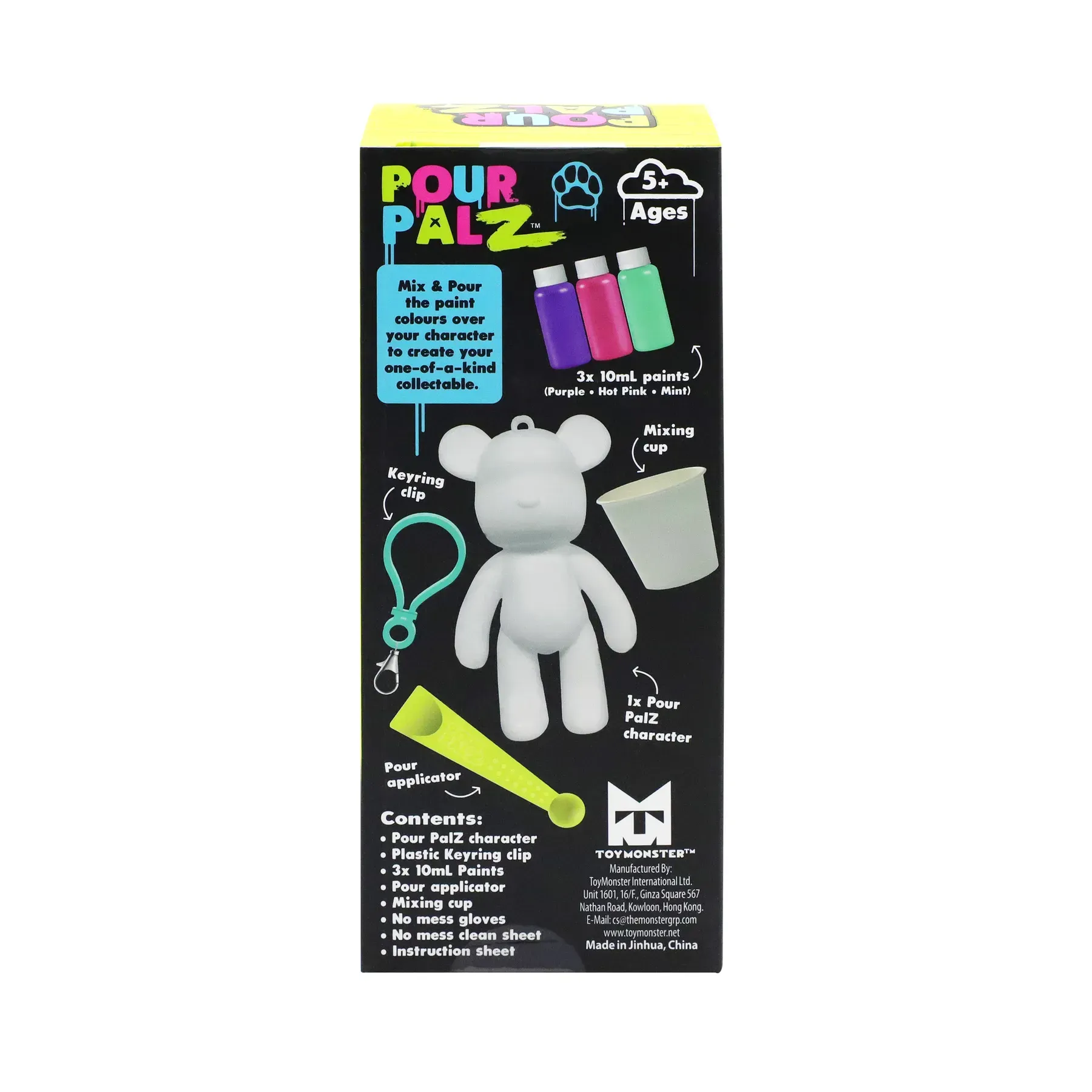 Набір для творчості Pour Palz Флюїд Арт - Брелок-Ведмедик S2, GS-G66341 16