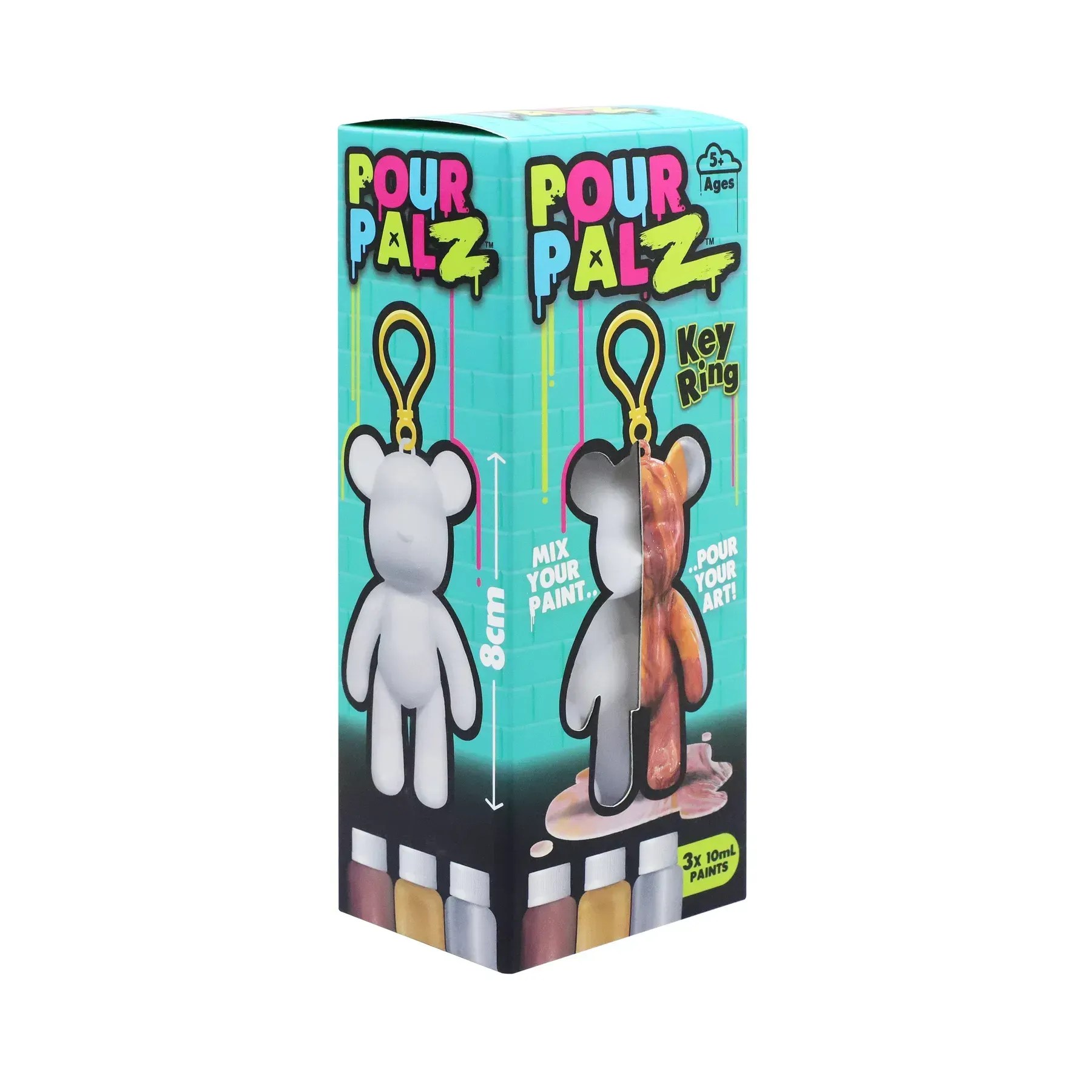 Набір для творчості Pour Palz Флюїд Арт - Брелок-Ведмедик S2, GS-G66341 20