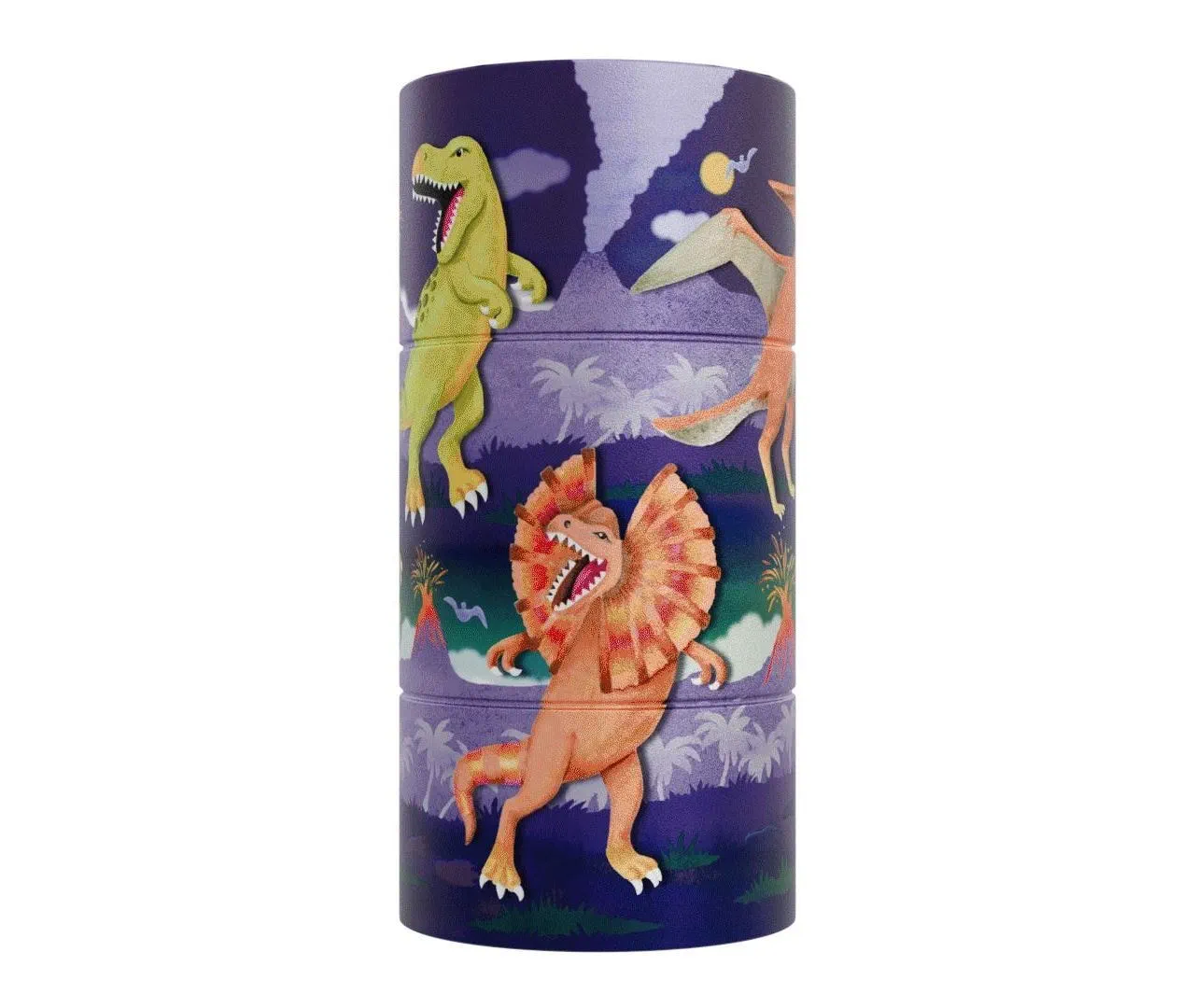Фломастери 20 кол. Connector "Dinosaur" у подарунковій металевій коробці, 155546 Faber-Castell 3