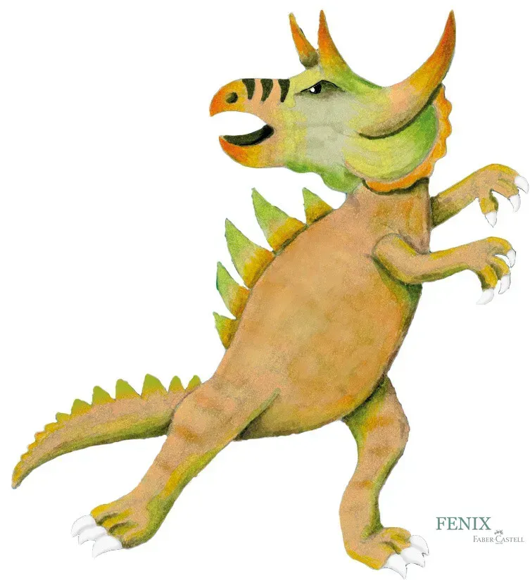 Фломастери 20 кол. Connector "Dinosaur" у подарунковій металевій коробці, 155546 Faber-Castell 7