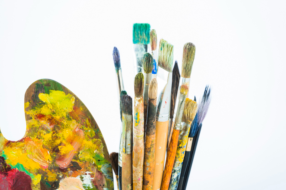 Купити пензлі білка з м’який ворсом в Акварель