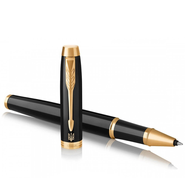 Ручка рол. IM Black позол. Тризуб на кліпі, Parker, 22022_TR4 4