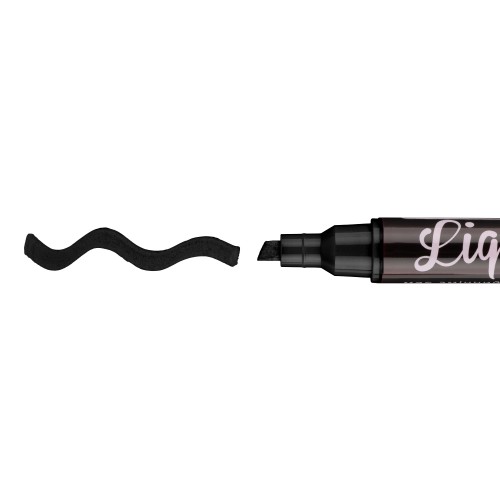 Крейдяний маркер SANTI, чорний, 5 мм, 6 шт/кор, 391125 1