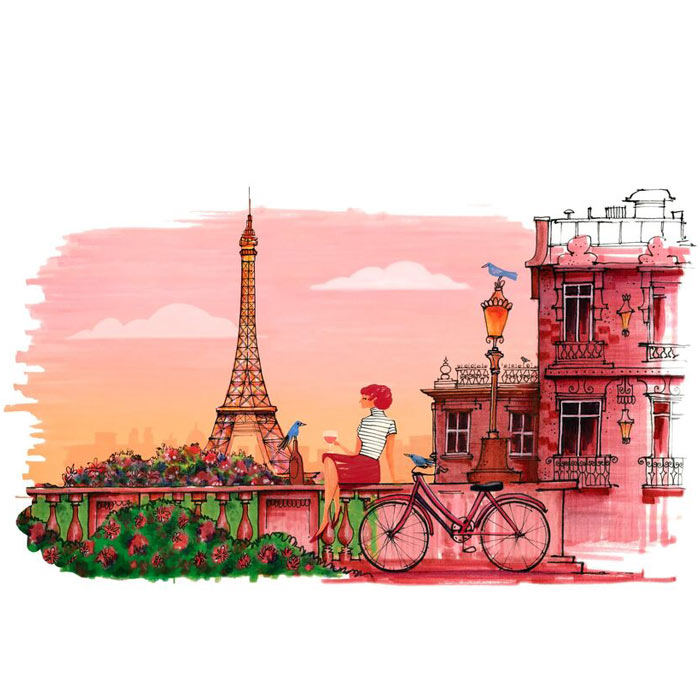 Набір капілярних ручок 12 шт. Paris у подарунковій коробці, 267136 Faber-Castell 2