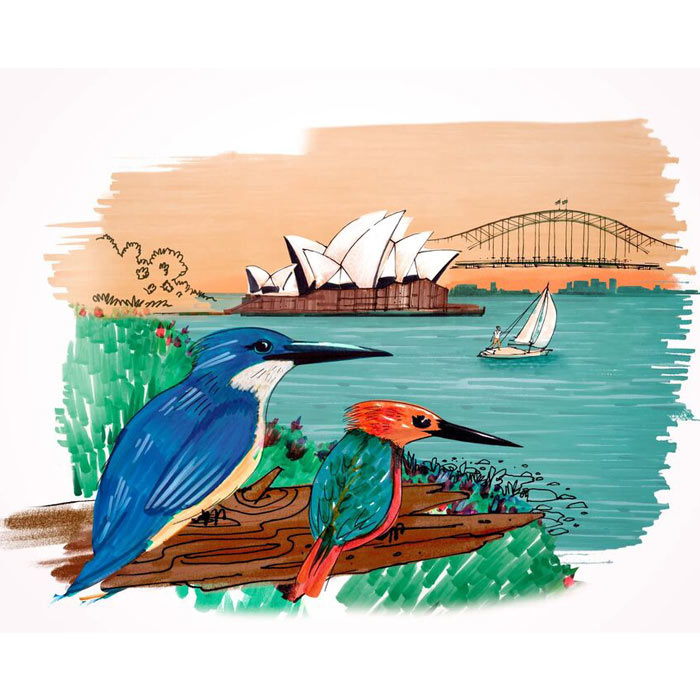 Набір капілярних ручок 12 шт. Sydney у подарунковій коробці, 267138 Faber-Castell 2