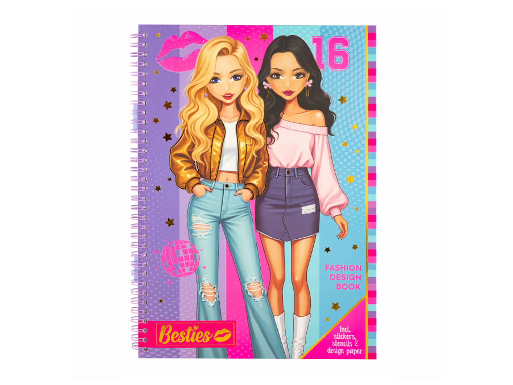 Книга модельєра Besties, фіолетова, 990203