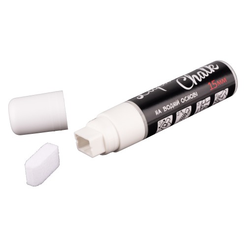 Крейдяний маркер SANTI, білий, 15 мм, 6 шт/кор, 390790 2