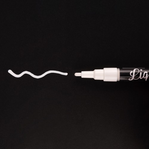 Крейдяний маркер SANTI, білий, 3 мм, 6 шт/кор, 390781 3