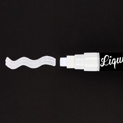 Крейдяний маркер SANTI, білий, 8 мм, 6 шт/кор, 391123 3