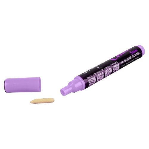 Крейдяний маркер SANTI, фіолетовий, 5 мм, 6 шт/кор, 391126 3