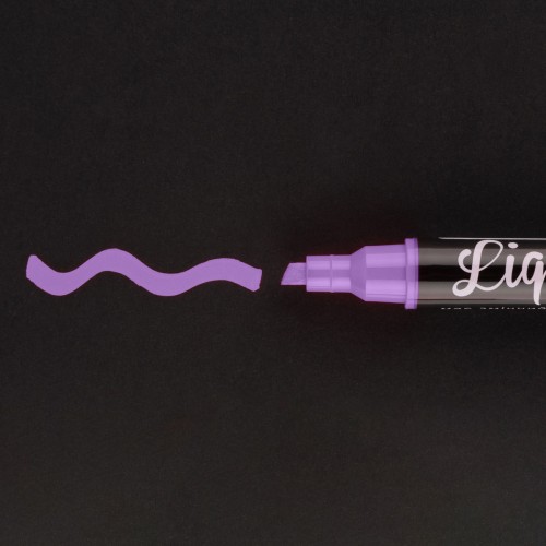 Крейдяний маркер SANTI, фіолетовий, 5 мм, 6 шт/кор, 391126 1