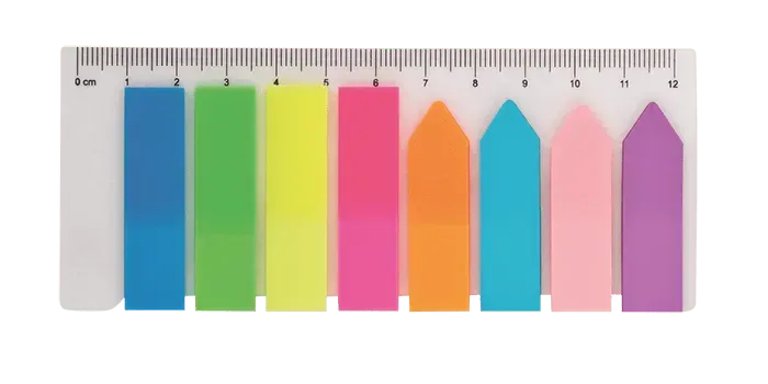 Закладка 25 арк х 8 кольорів, асорті "Neon" BM.2307-98 2