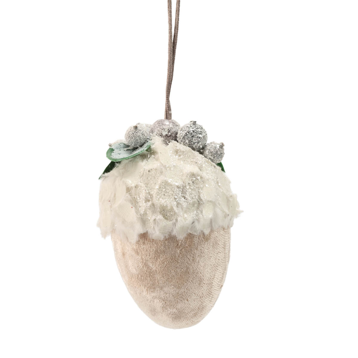 Игрушка новогодняя Скарлет, Желудь, 10 см, 460