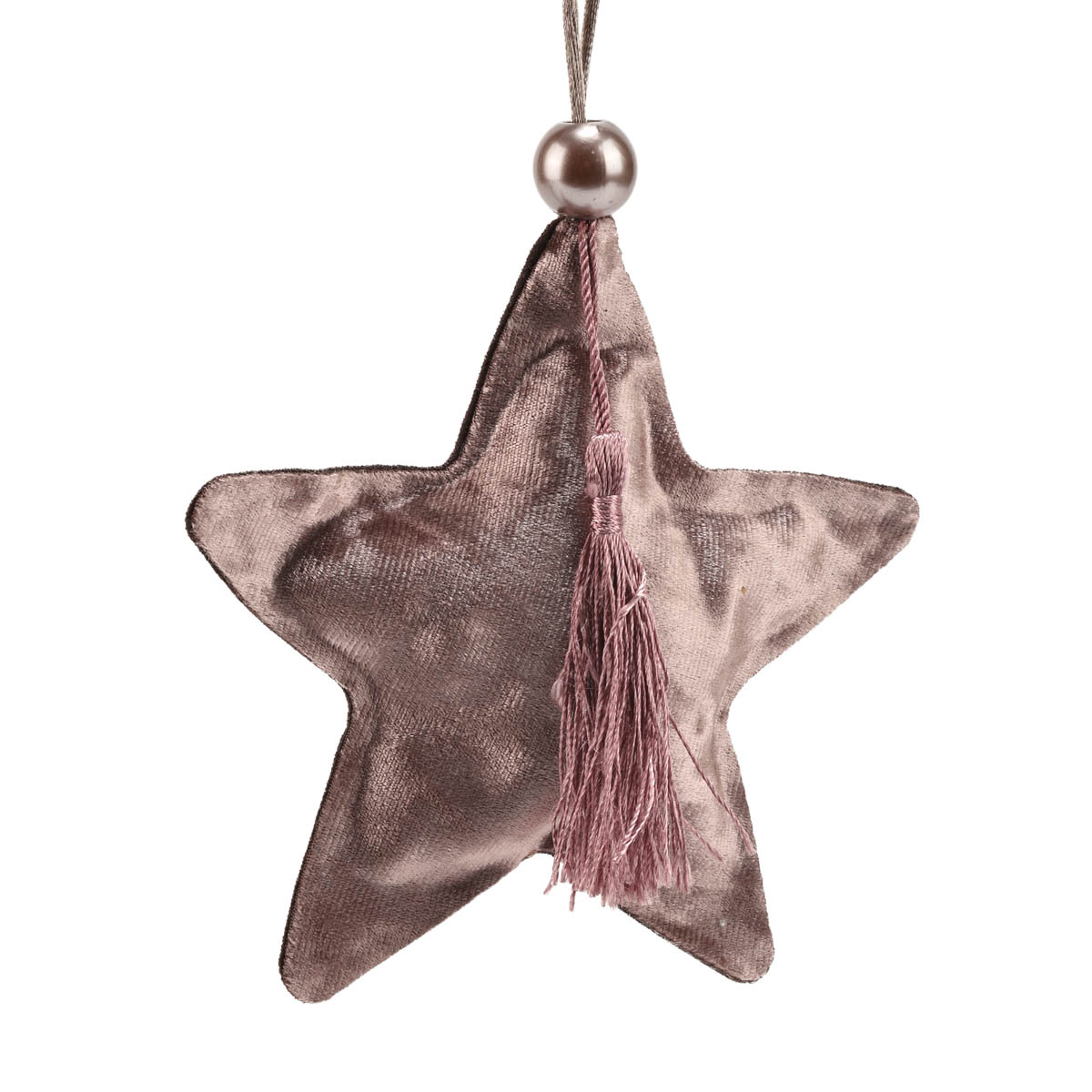 Игрушка новогодняя Текстиль, Звезда 15 см, 1310