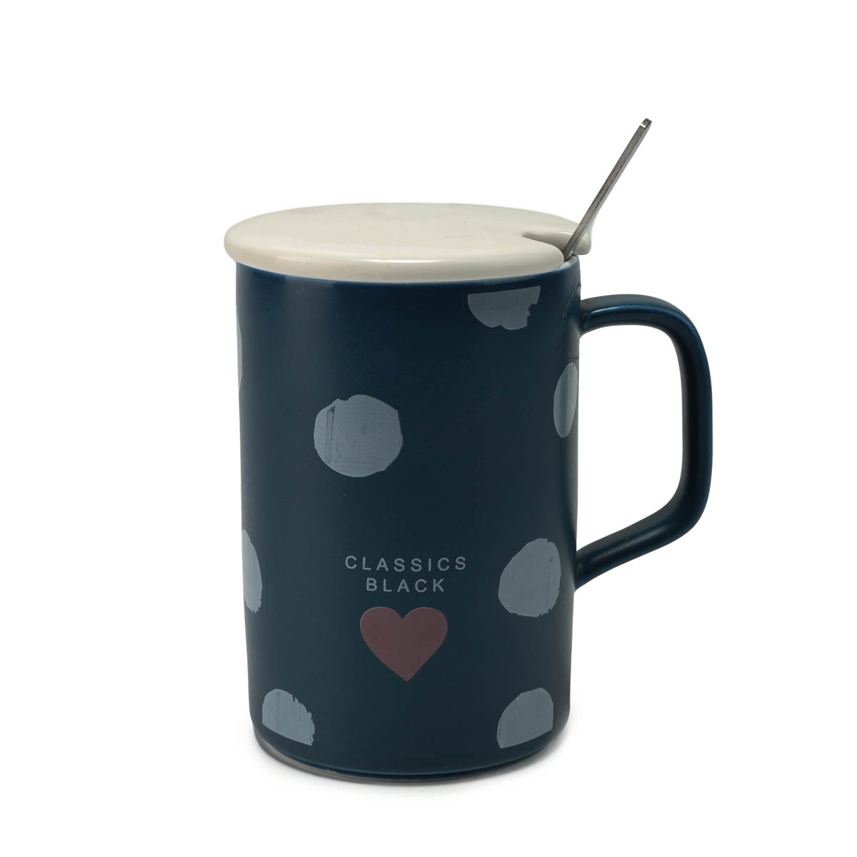 Чашка з кришкою і ложкою 350 мл, 623 2