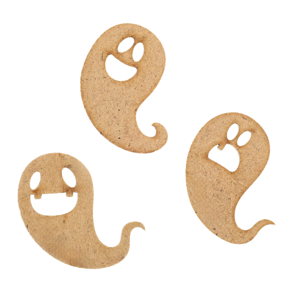 Заготівка дерев`яна Привиди з хвостиками, 3 шт, Ч293