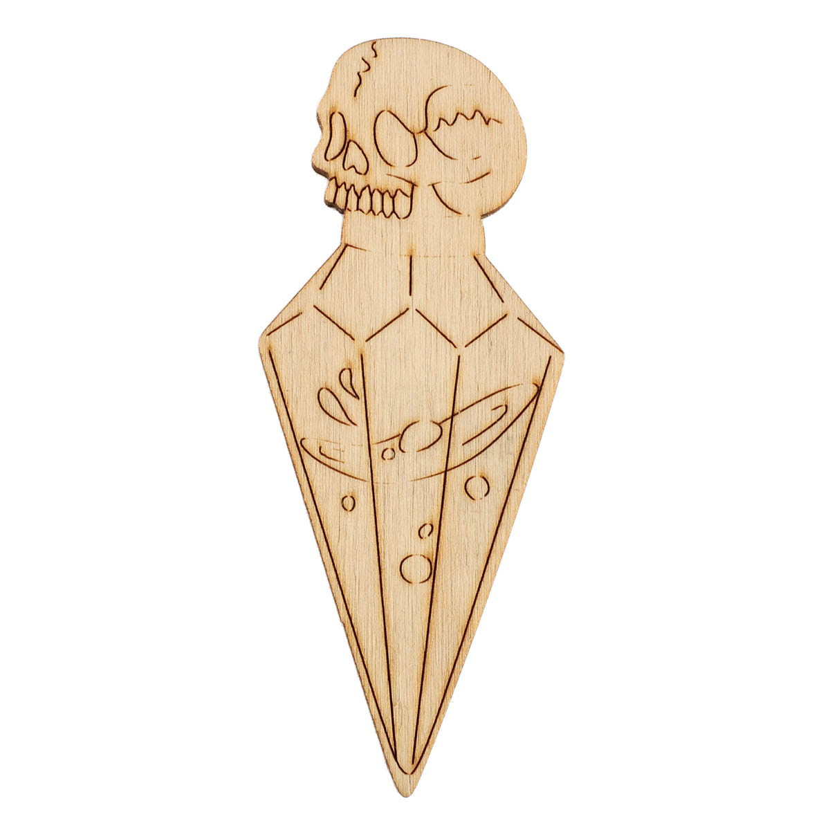 Заготівка з фанери Розмальовка Хелловін "Пляшка-6" 9*3,7 см, 001282 ArtBober