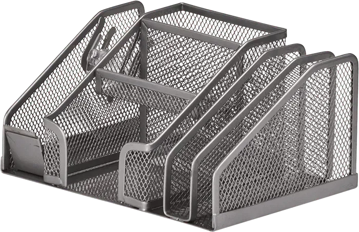 Прилад настільний 210*150*100 мм, металарк, срібло BM.6241-24 Прилад настільний 210*150*100 мм, металарк, срібло BM.6241-24