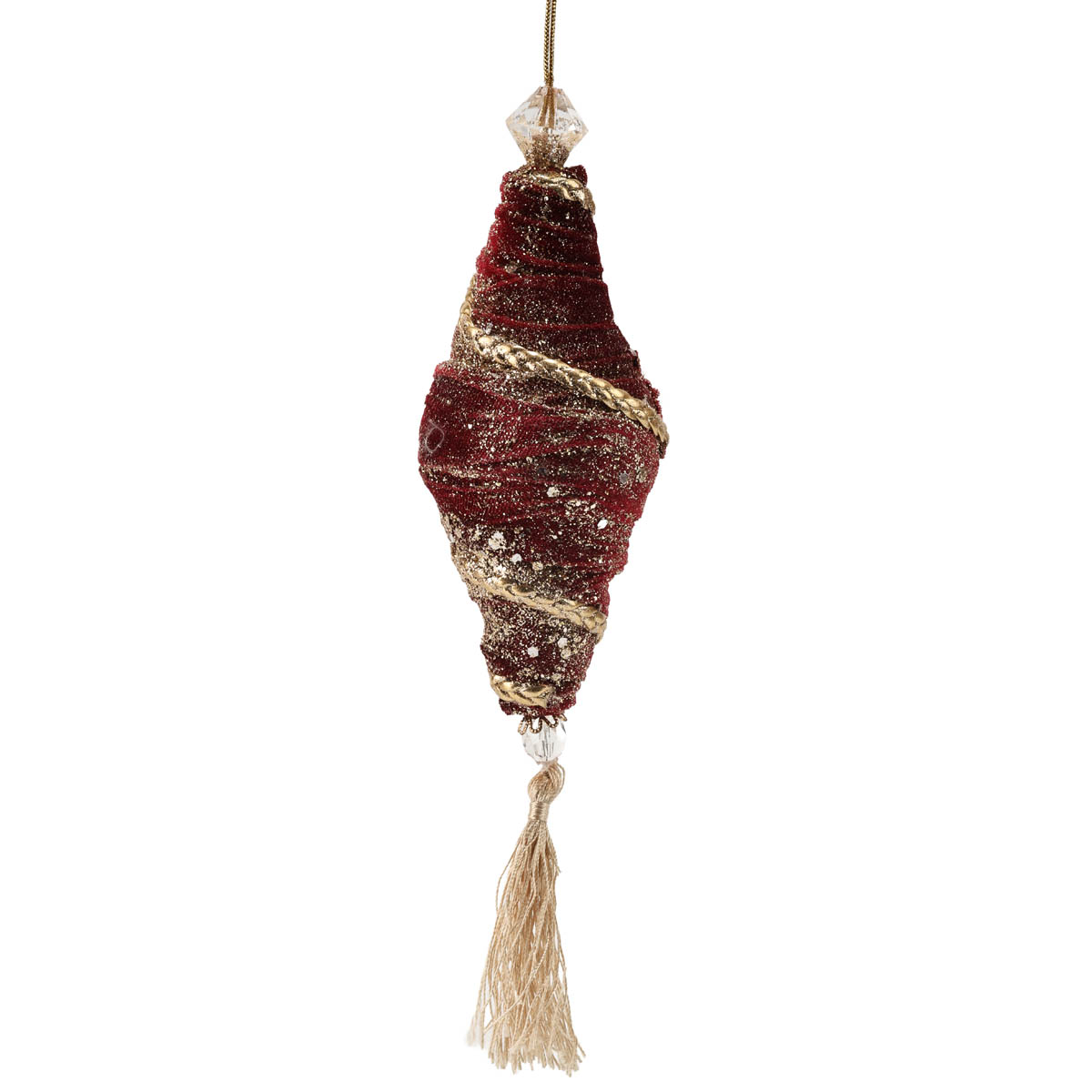 Игрушка новогодняя Бургунд, Сосулька, 1904