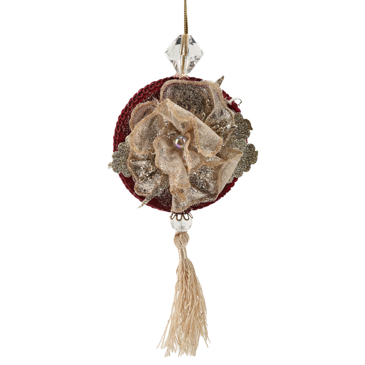 Іграшка новорічна Бургунд, Медальйон, 1907