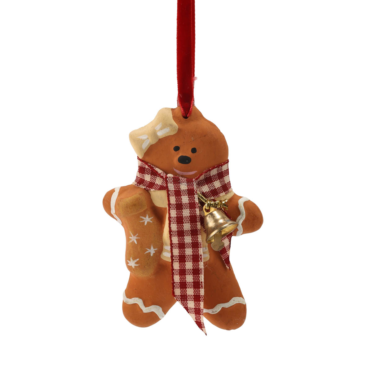 Іграшка новорічна "Пряник-чоловічок" 10 см, 111