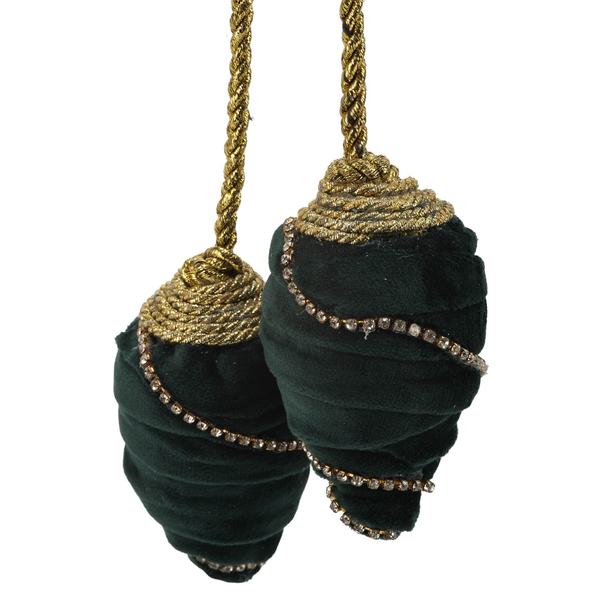 Игрушка новогодняя Изумруд "Шишка-малышка" 10 см, 2209 1