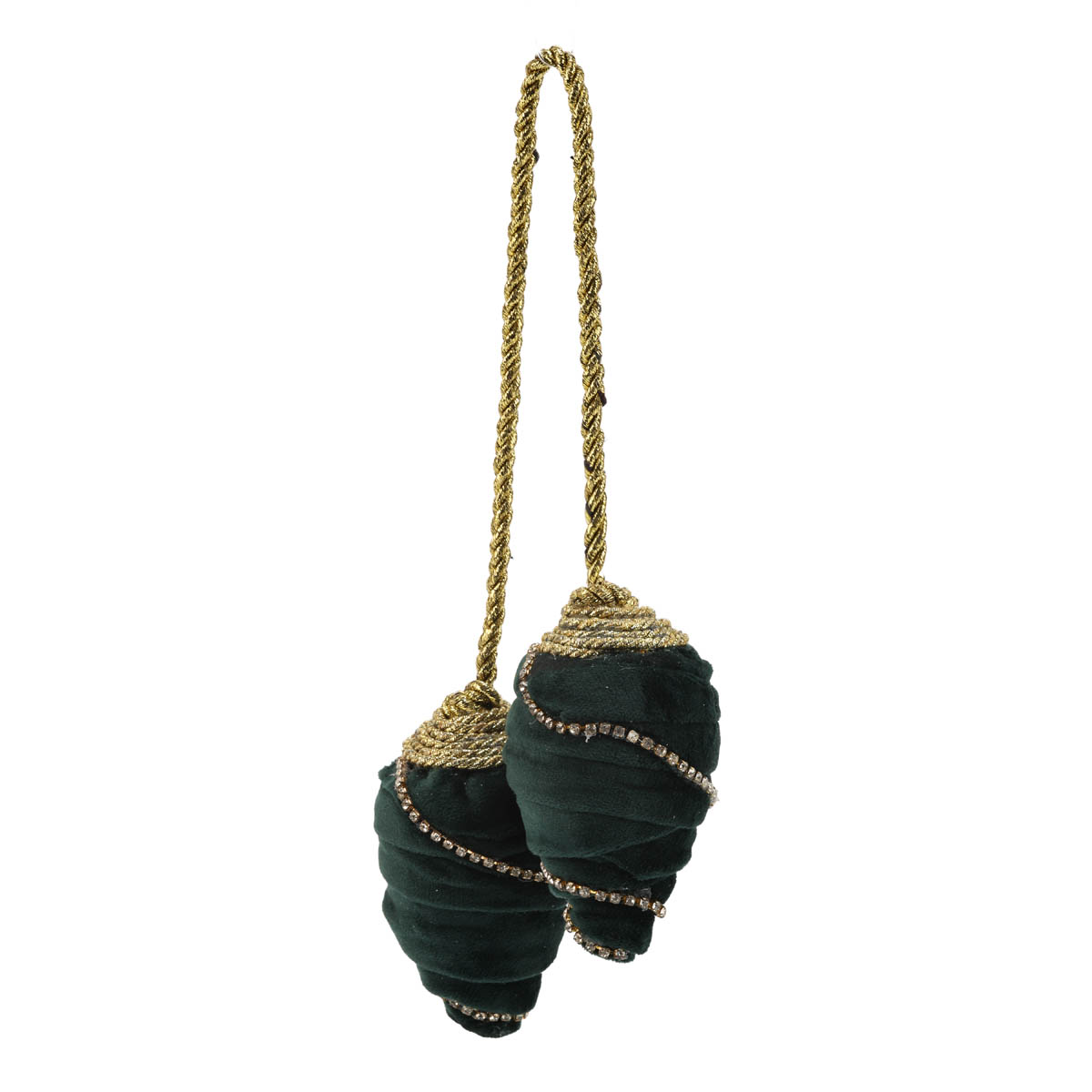 Игрушка новогодняя Изумруд "Шишка-малышка" 10 см, 2209