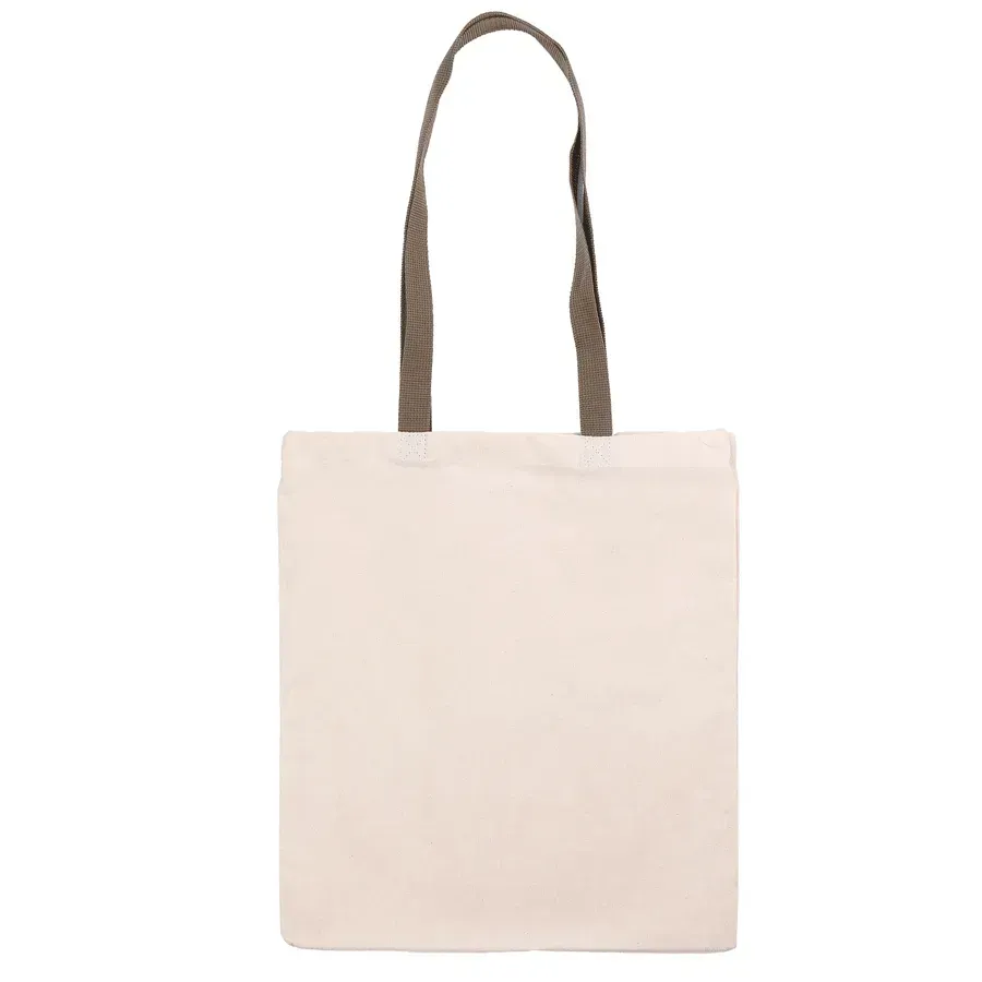 Сумка из хлопка 38*42 см, ручка хаки 70 см, неотбеленный хлопок 220 г/м2, ROSA Talent