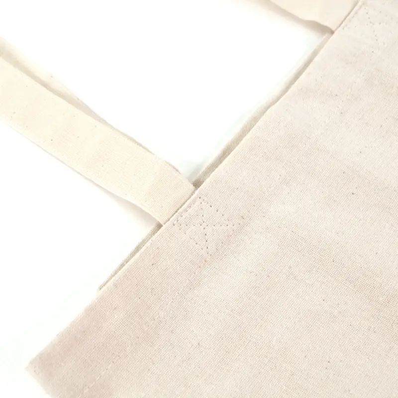 Сумка из хлопка с дном 38*35*7 см, ручка 70 см, небеленый хлопок 220 г/м2, ROSA Talent 1