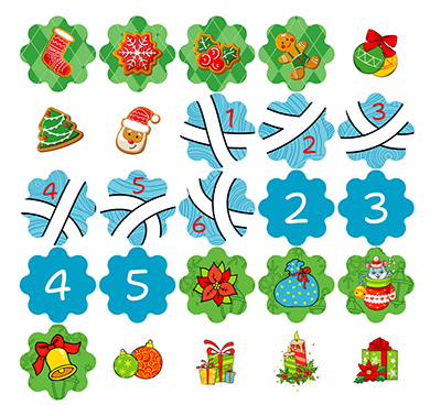 Книга "Зимові наліпки. Ведмедик", (у) (4548) 5