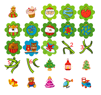 Книга "Зимові наліпки. Лисичка", (у) (4555) 5