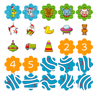 Книга "Зимові наліпки. Оленятко", (у) (4562) 5