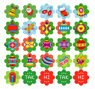 Книга "Зимові наліпки. Песик", (у) (4524) 5