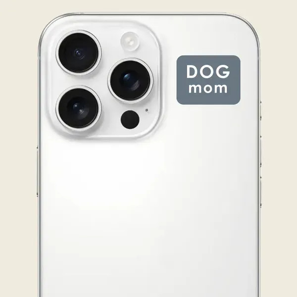 Стикер 3D "DOG mom" Cobart