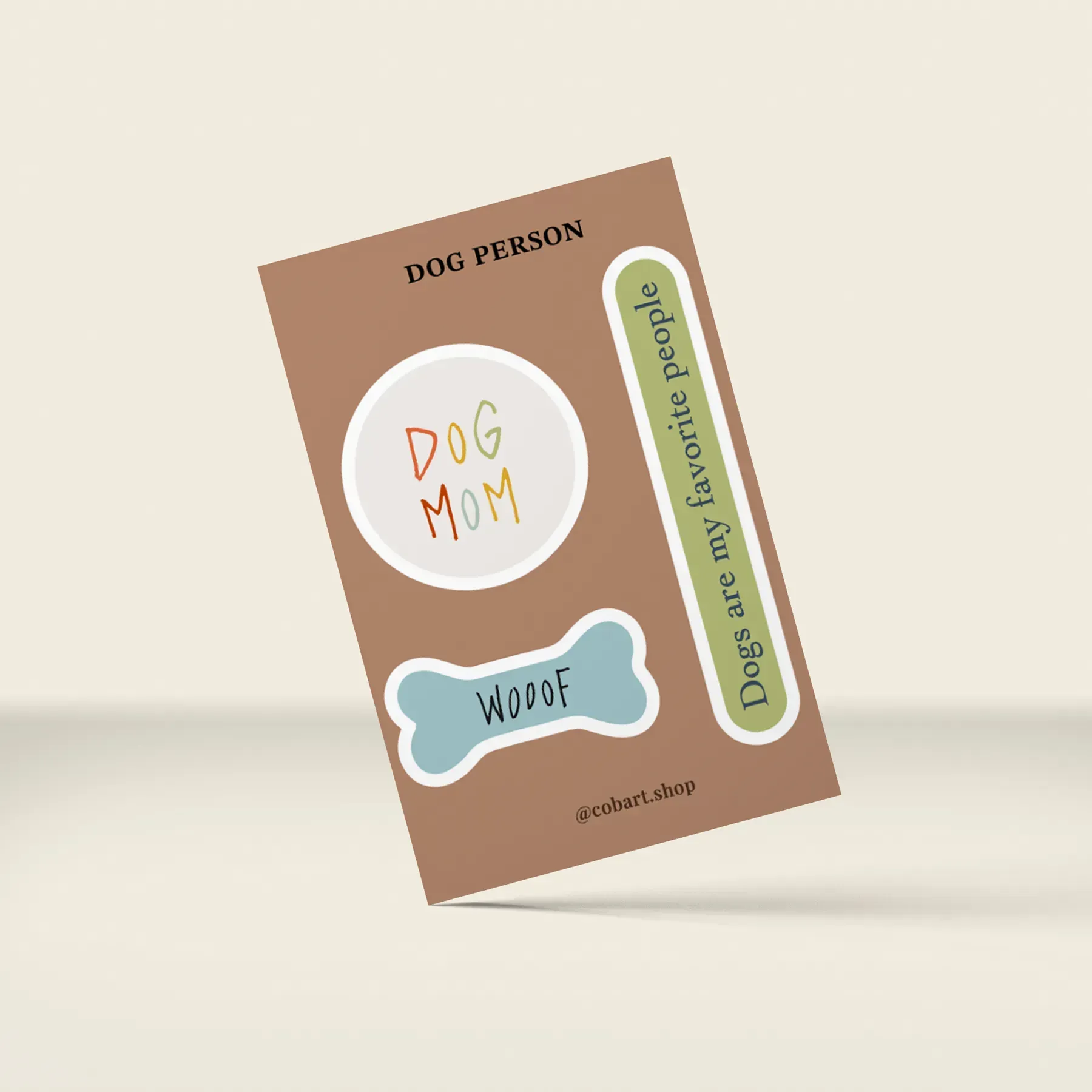 Стикерпак 3D А7 "Dog person" Cobart