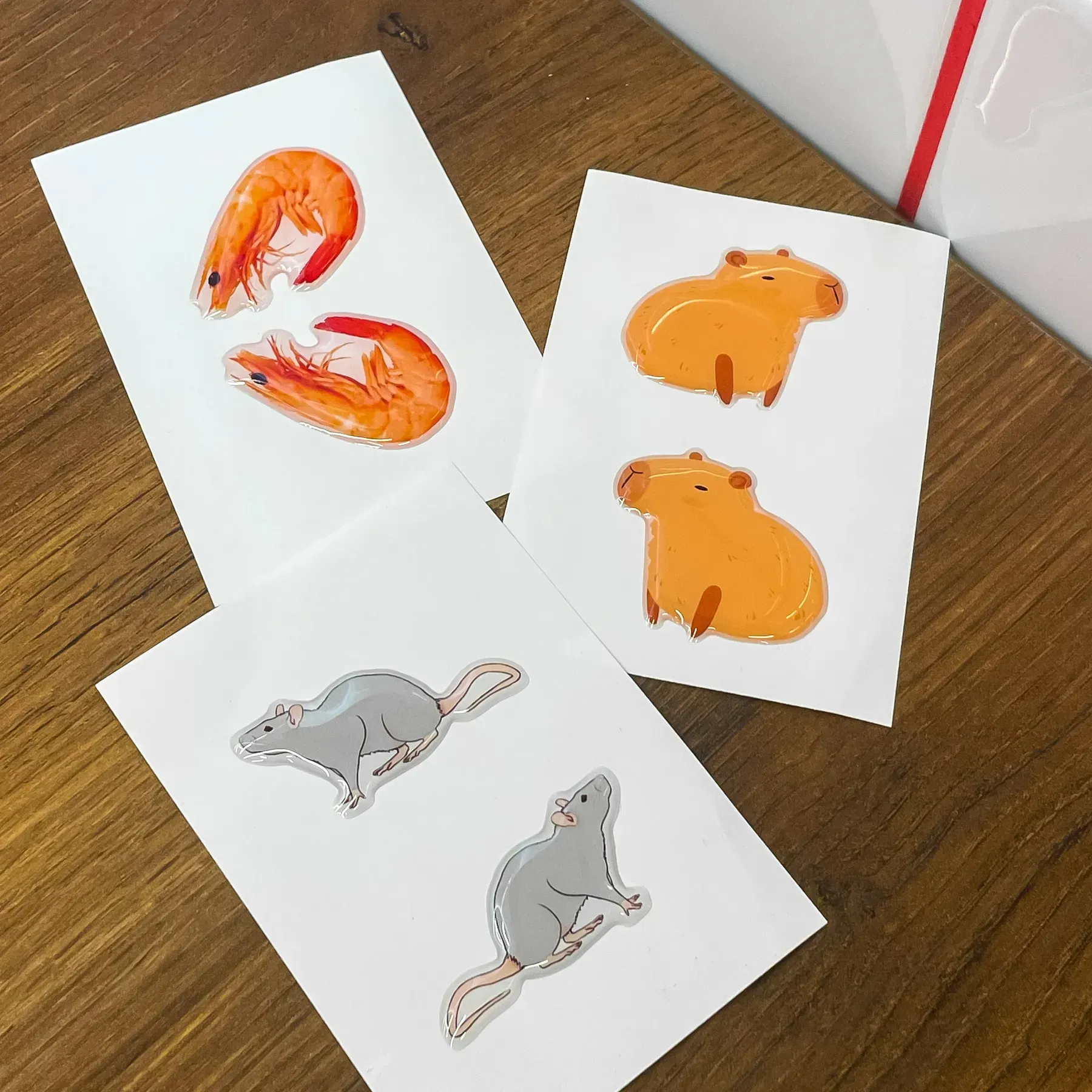 Стикерпак 3D А7 "Shrimps" Cobart 1