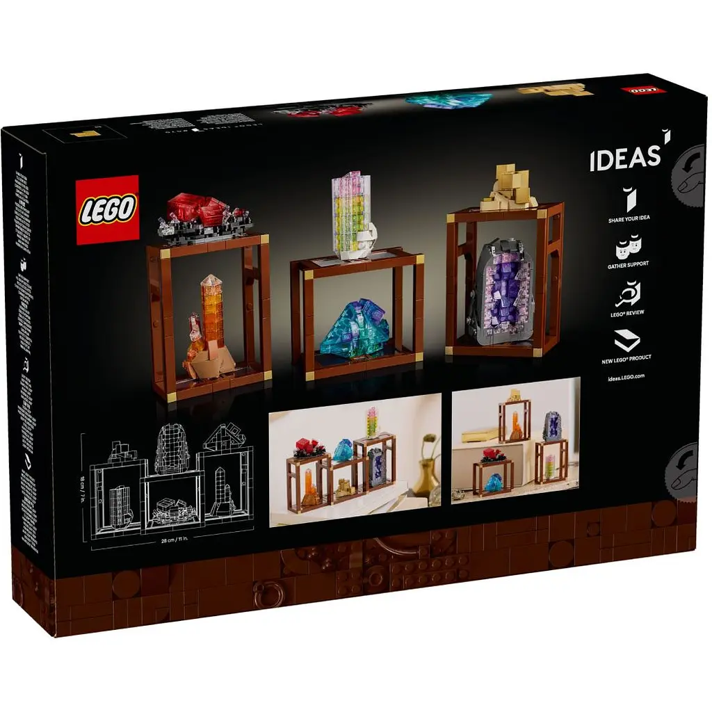 Конструктор Lego Ideas "Колекція мінералів", 21362 1