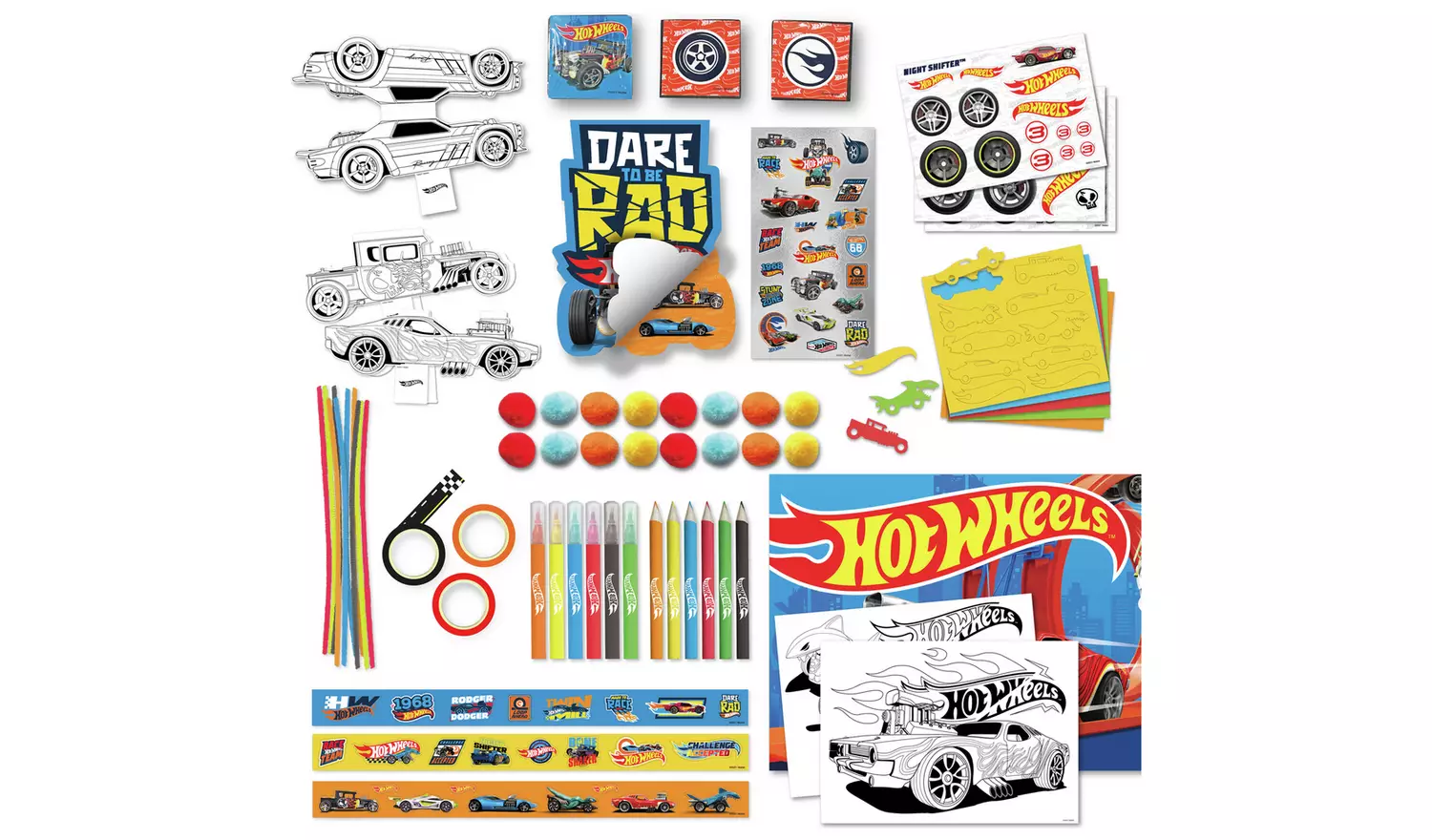 Набор для творчества "Hot Wheels", BTHW-C08 1