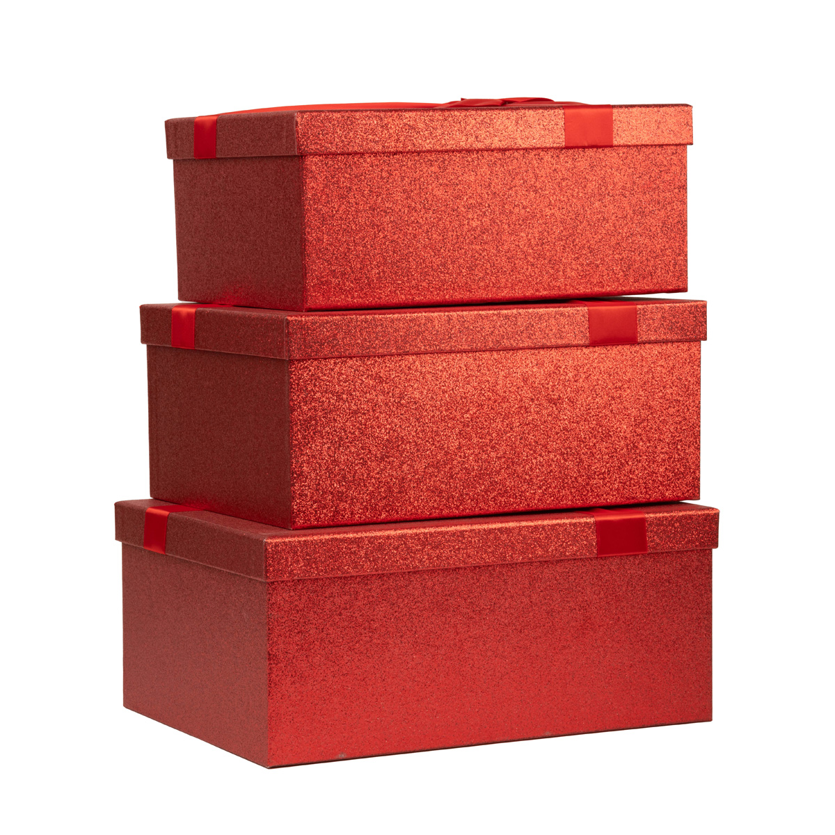 Подарункова коробка прямокутна НР, "Червоний блиск", 35*27 *15,5 см, 1210342709 2