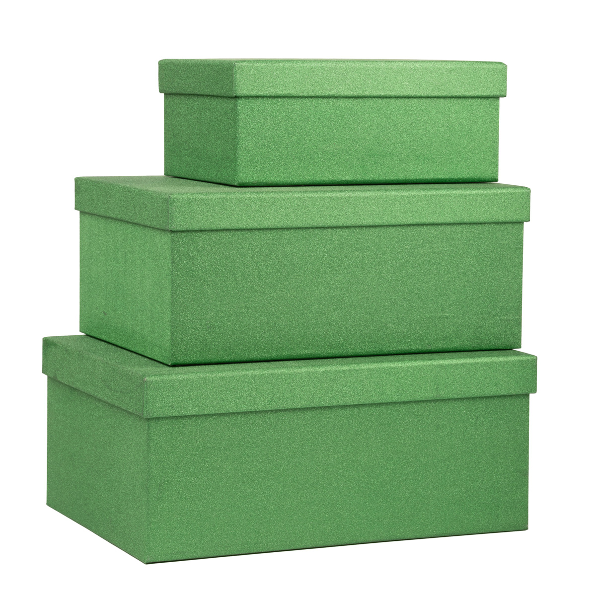 Подарункова коробка прямокутна НР, зелена, 19*13* 7,5 см, 121035021 2