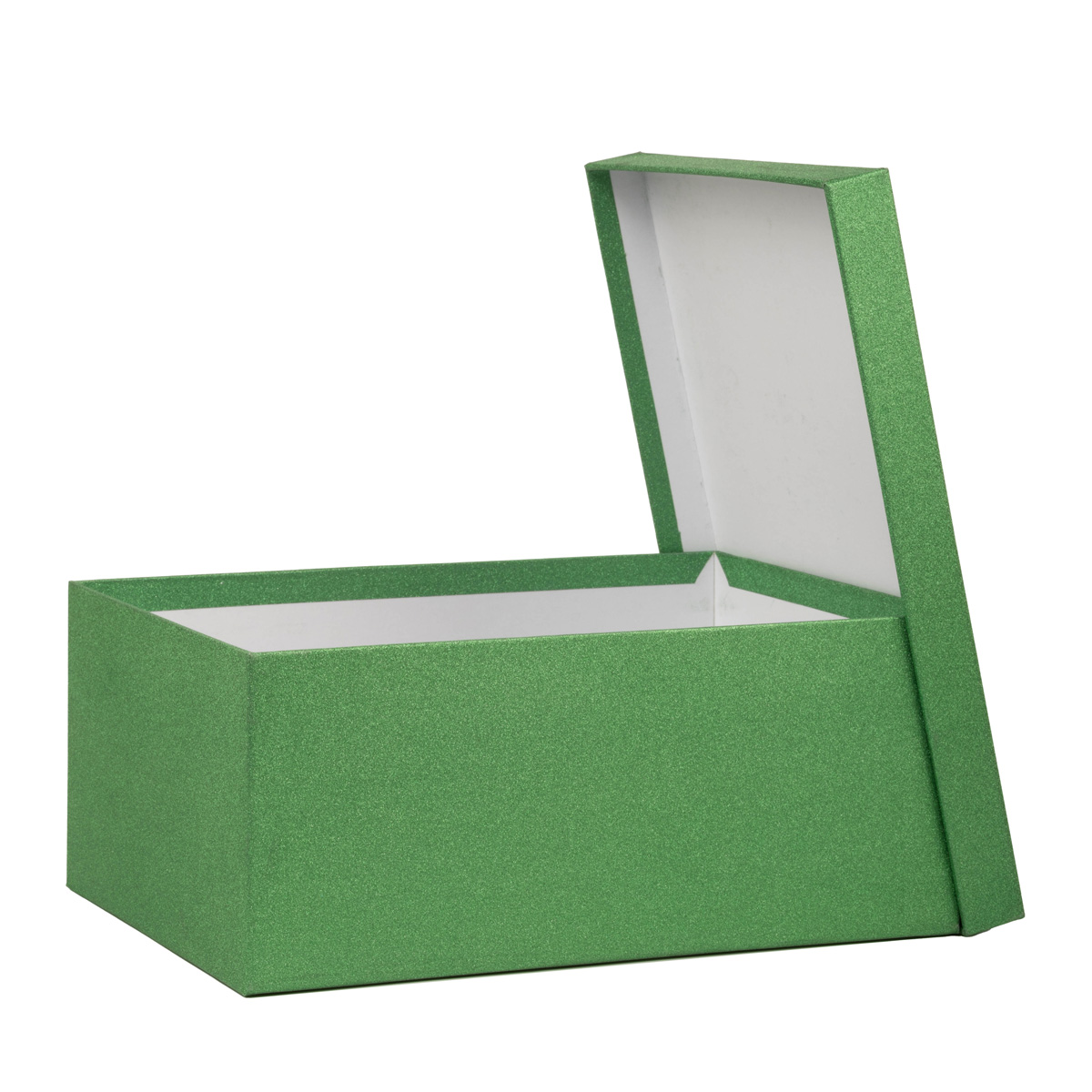 Подарункова коробка прямокутна НР, зелена, 25*18*10,5 см, 121035024 1