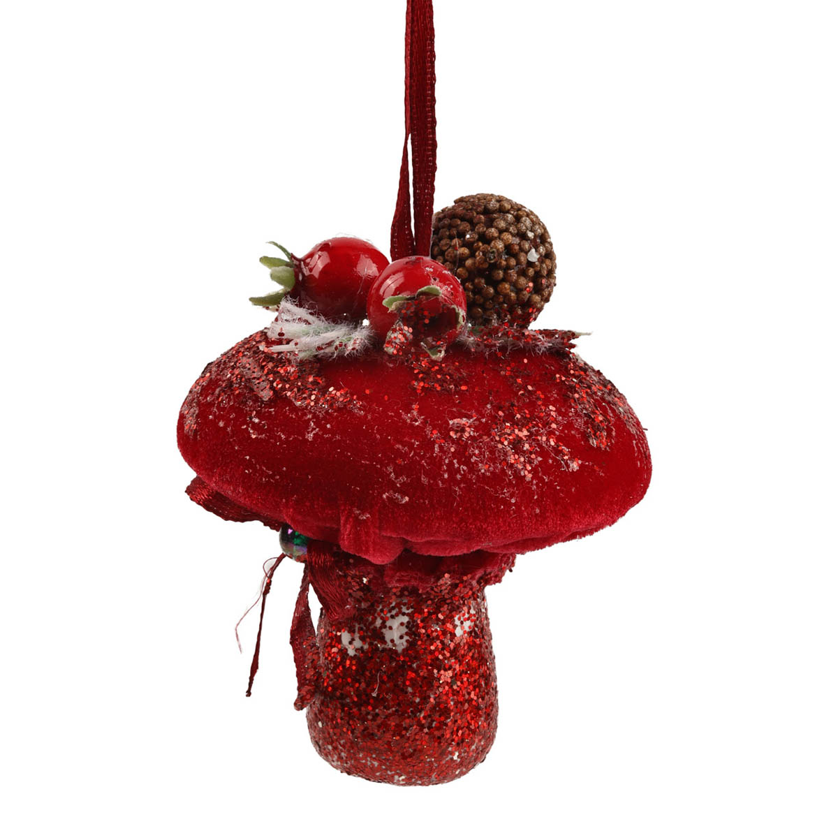 Игрушка новогодняя Рождество, Грибочек, 105