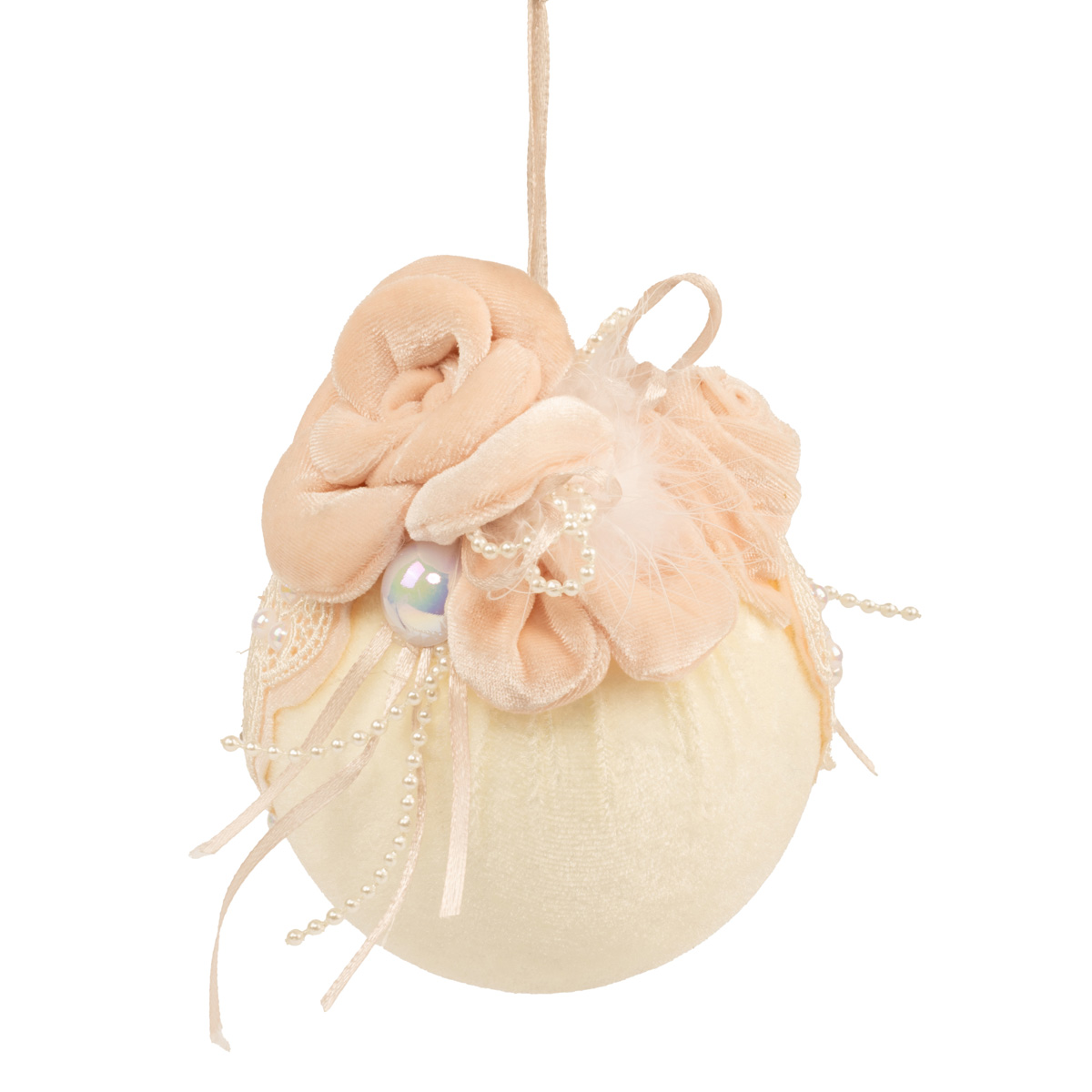 Іграшка новорічна Флоріаль, Куля, 10 см, 502